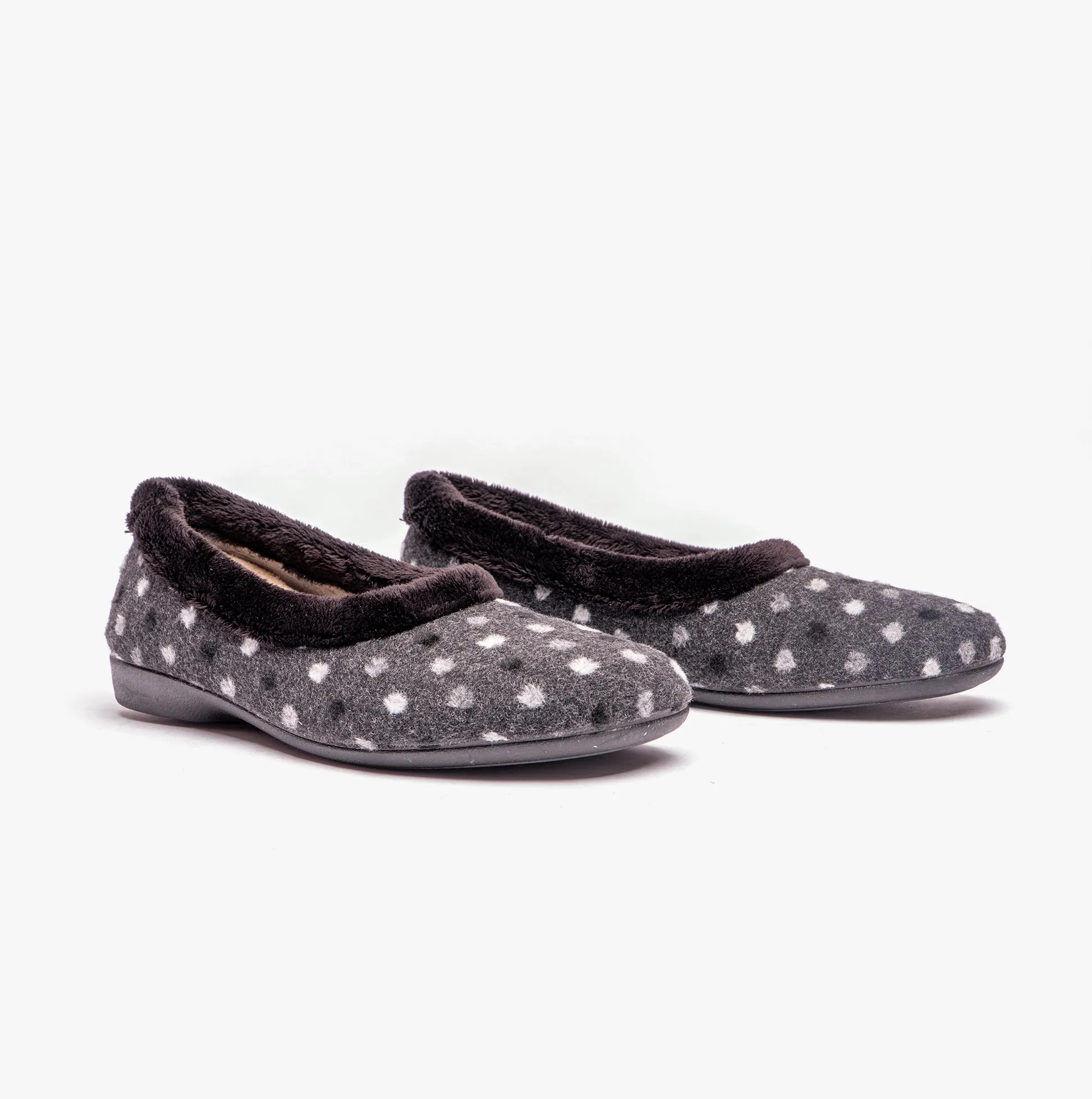 Lotus GERI Womens Slippers Black