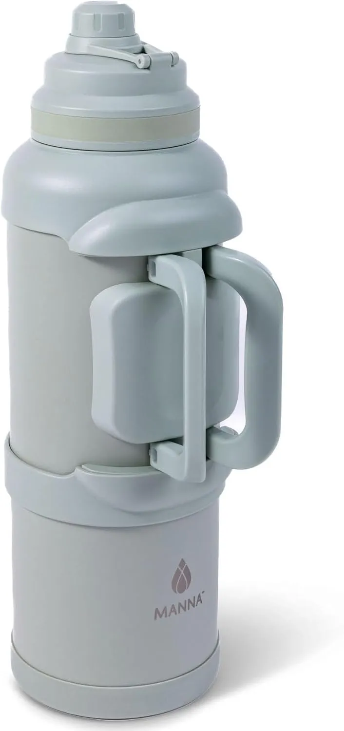 Manna Titan Stainless Steel Vacuum Insulated Jug - 4L - Soft Meadow