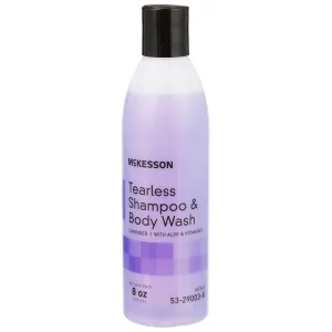 McKesson Tearless Shampoo and Body Wash with Aloe and Vitamin E, Lavender Scent, 8 oz, 48 Count