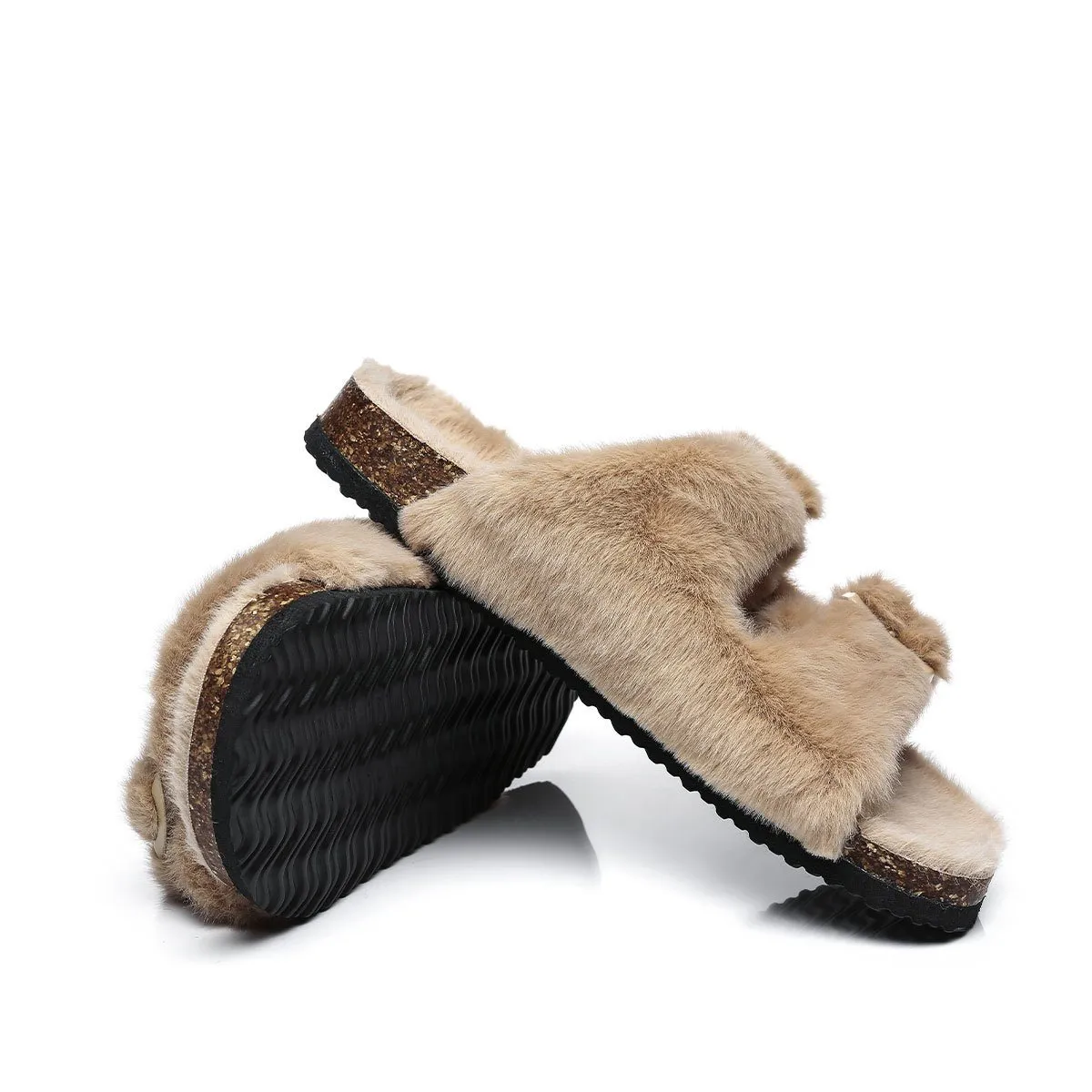Mila Women fluffy UGG Sandal
