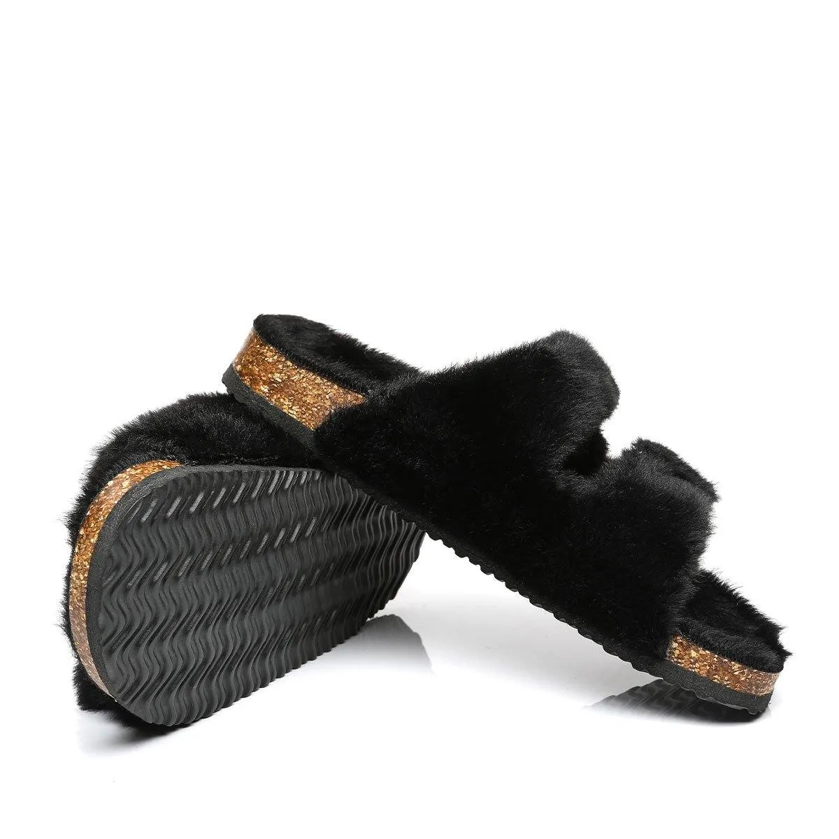 Mila Women fluffy UGG Sandal