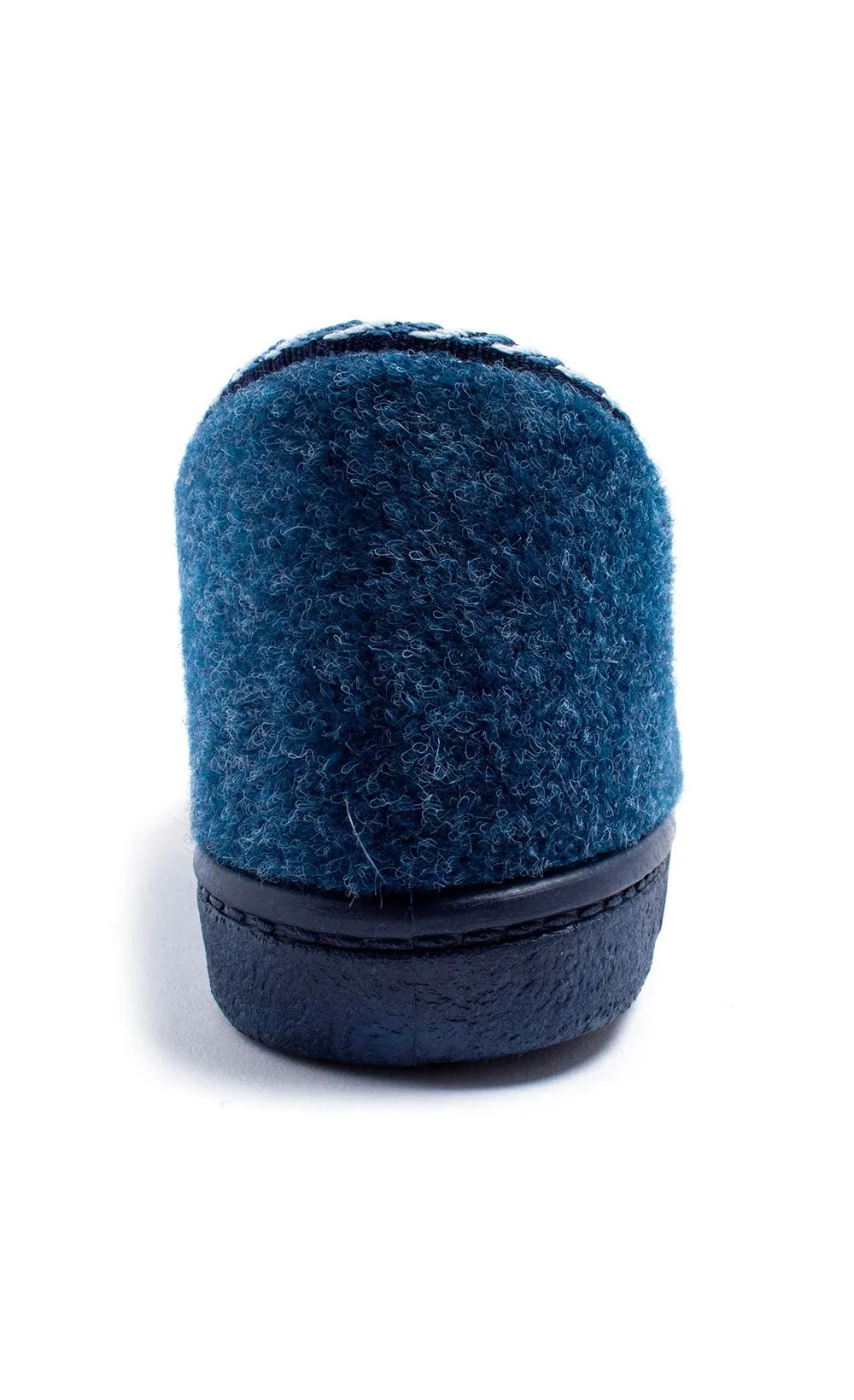 Mixed wide embroidered moccasin slipper