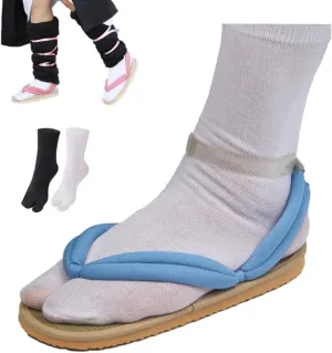 Nezuko Cosplay Clogs Kochou Clog Rengoku Geta Tanjirou Zenitsu Clog Wooden Flip Flops with Socks