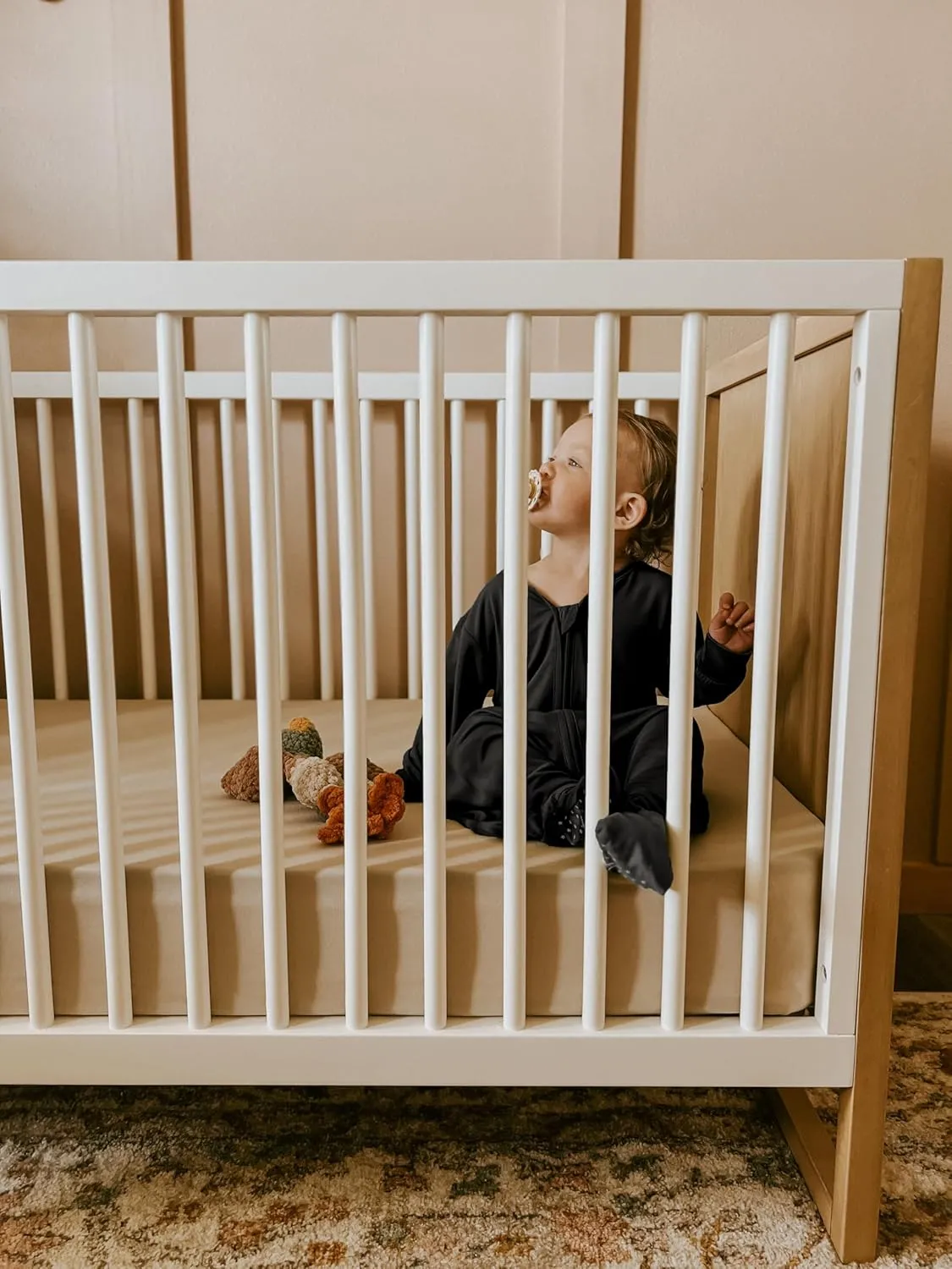 Nyte Nyte Baby- 0.5 TOG SnuggleSack Sleep Sack Rumper W Sleeves, Adjustable Feet Cuffs & Anti-Slip Grip