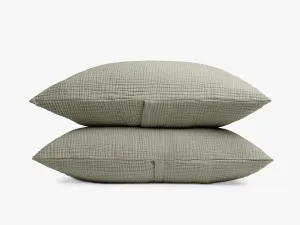 Organic Cloud Cotton Sham Set (Moss)