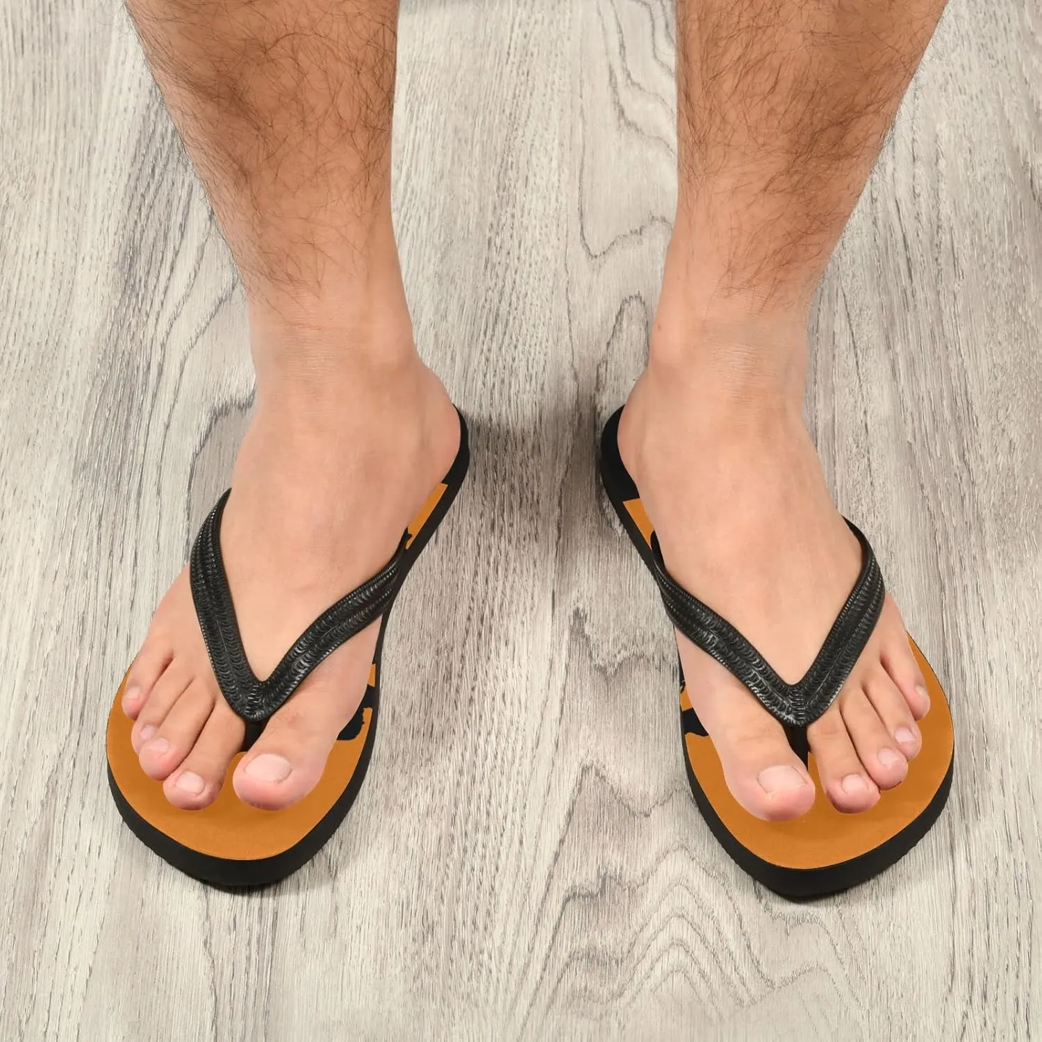 Oyihfvs Flip Flops Flip Sandal Home Slippers Hotel Spa Bedroom for Men Women XS-XXL