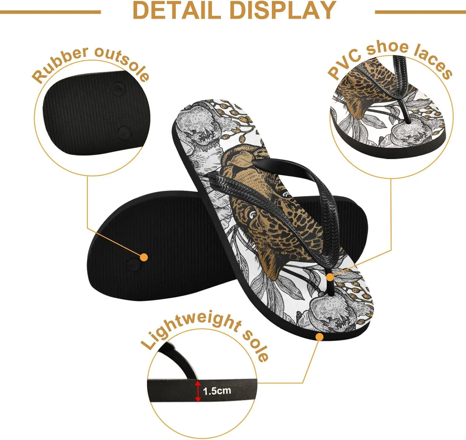Oyihfvs Flip Flops Flip Sandal Home Slippers Hotel Spa Bedroom for Men Women XS-XXL