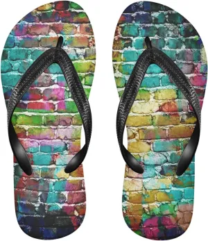 Oyihfvs Flip Flops Flip Sandal Home Slippers Hotel Spa Bedroom for Men Women XS-XXL