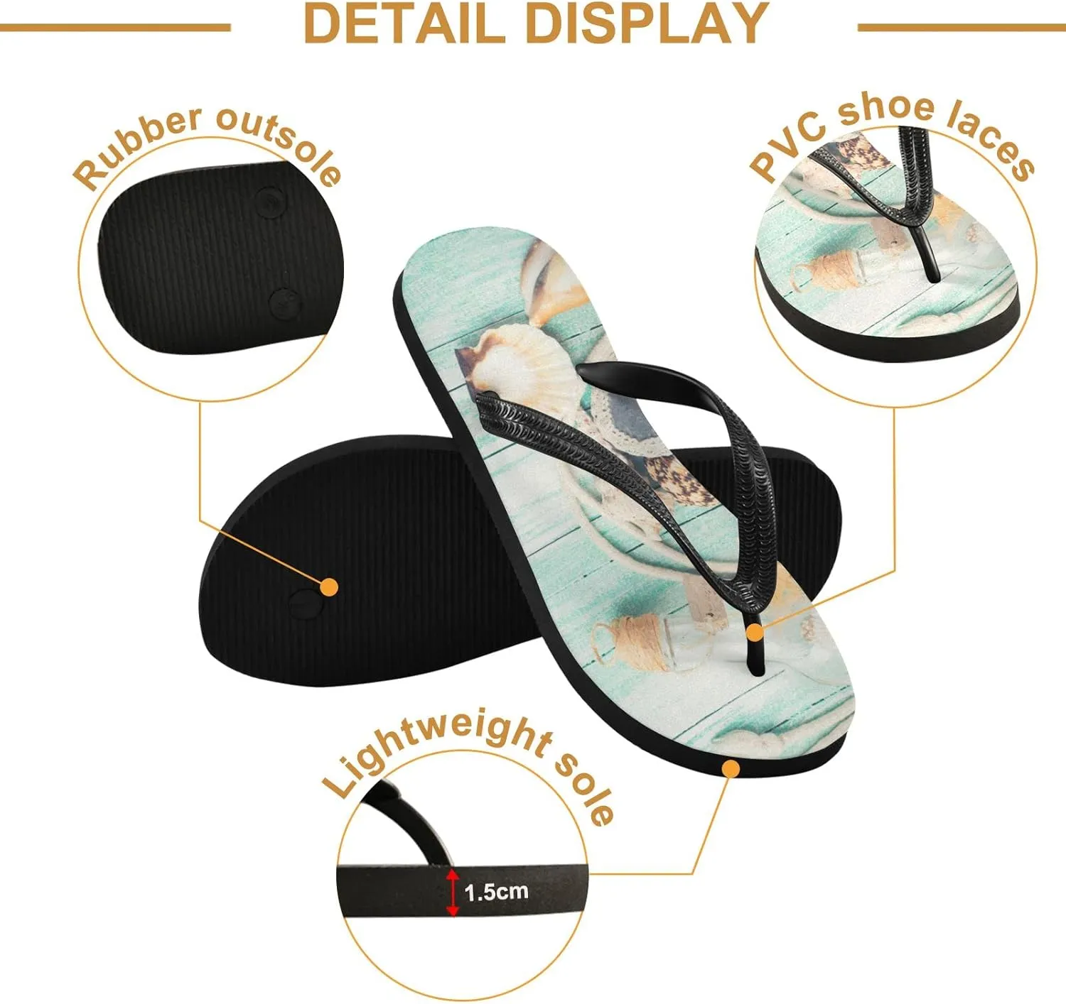 Oyihfvs Flip Flops Flip Sandal Home Slippers Hotel Spa Bedroom for Men Women XS-XXL