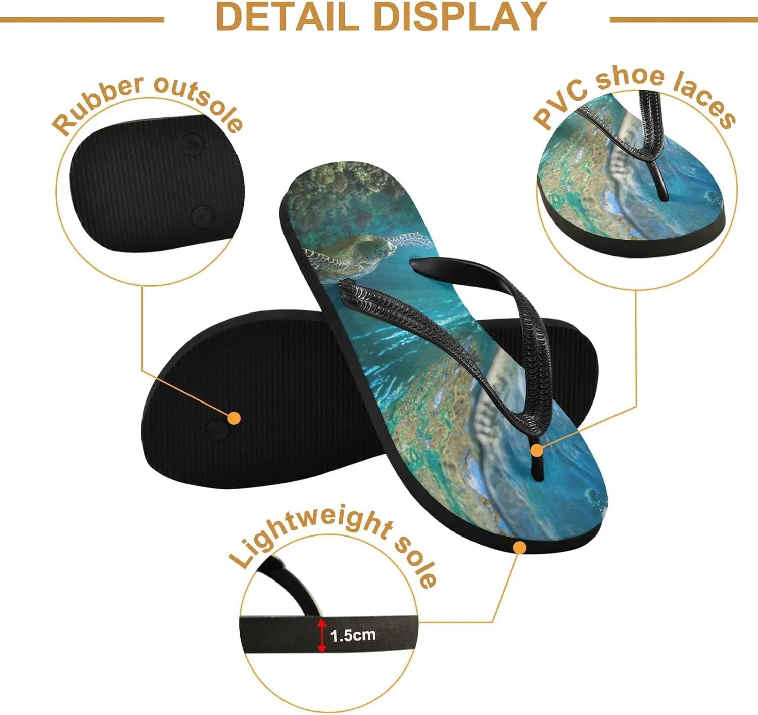 Oyihfvs Flip Flops Flip Sandal Home Slippers Hotel Spa Bedroom for Men Women XS-XXL