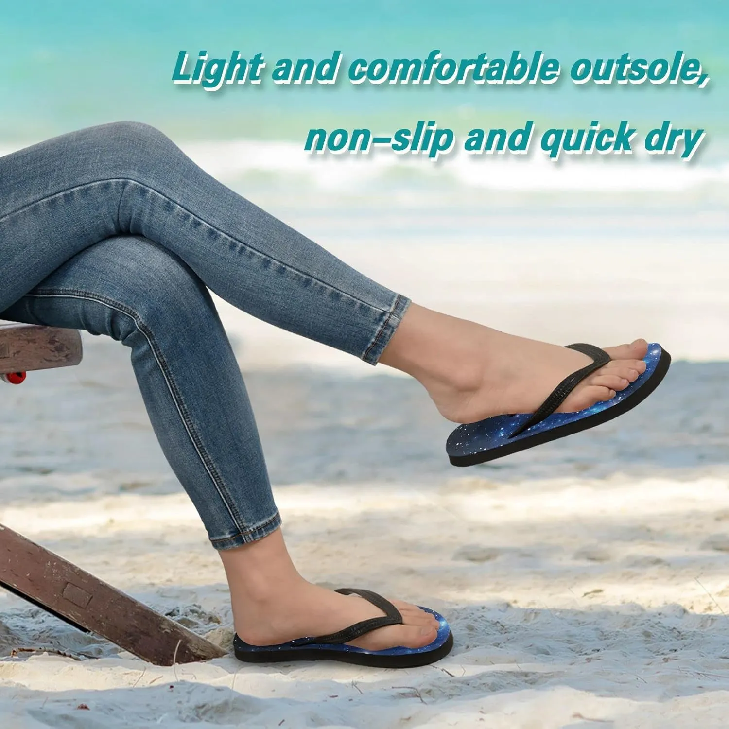 Oyihfvs Flip Flops Flip Sandal Home Slippers Hotel Spa Bedroom for Men Women XS-XXL
