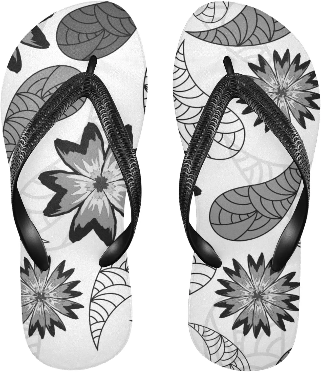 Oyihfvs Flip Flops Flip Sandal Home Slippers Hotel Spa Bedroom for Men Women XS-XXL