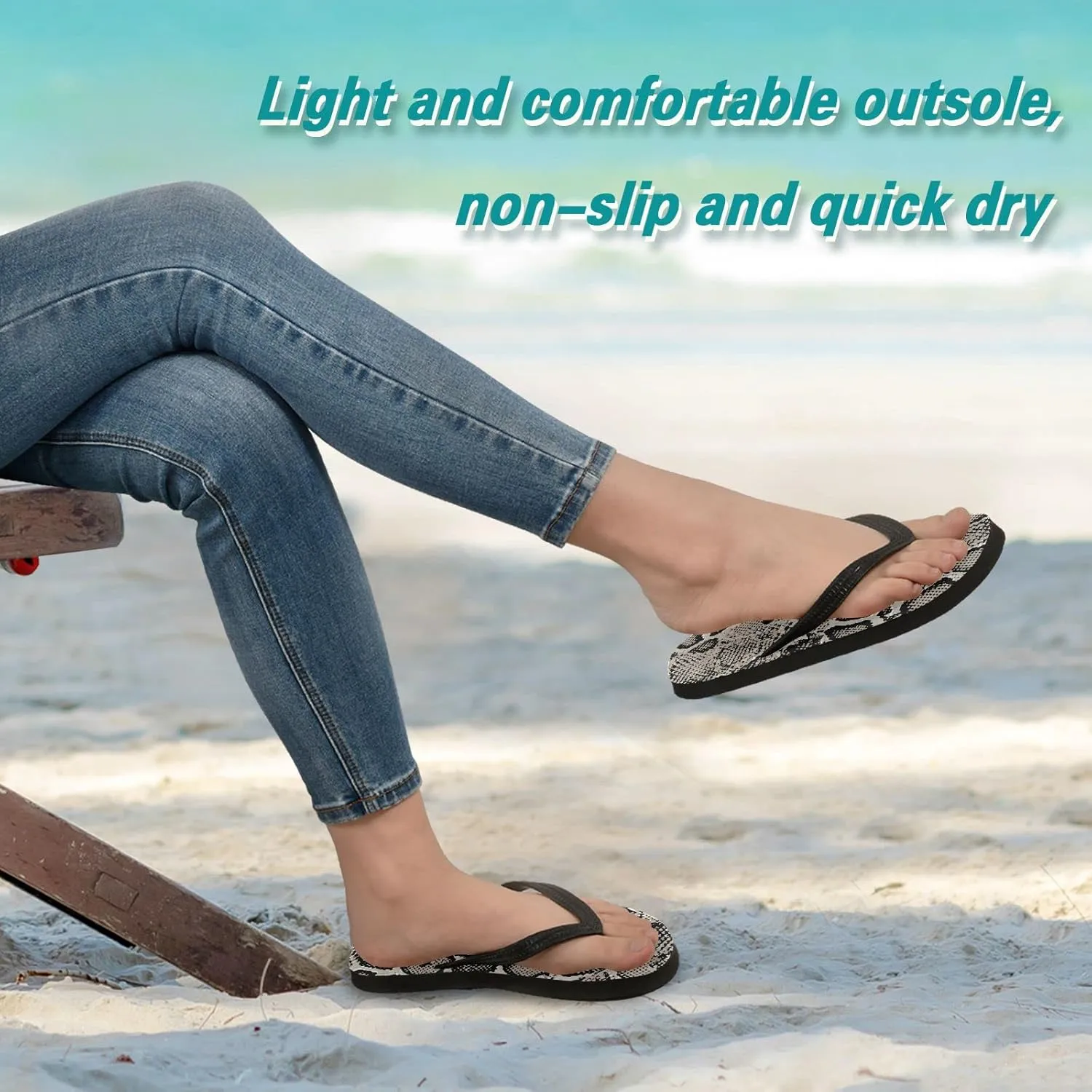 Oyihfvs Flip Flops Flip Sandal Home Slippers Hotel Spa Bedroom for Men Women XS-XXL