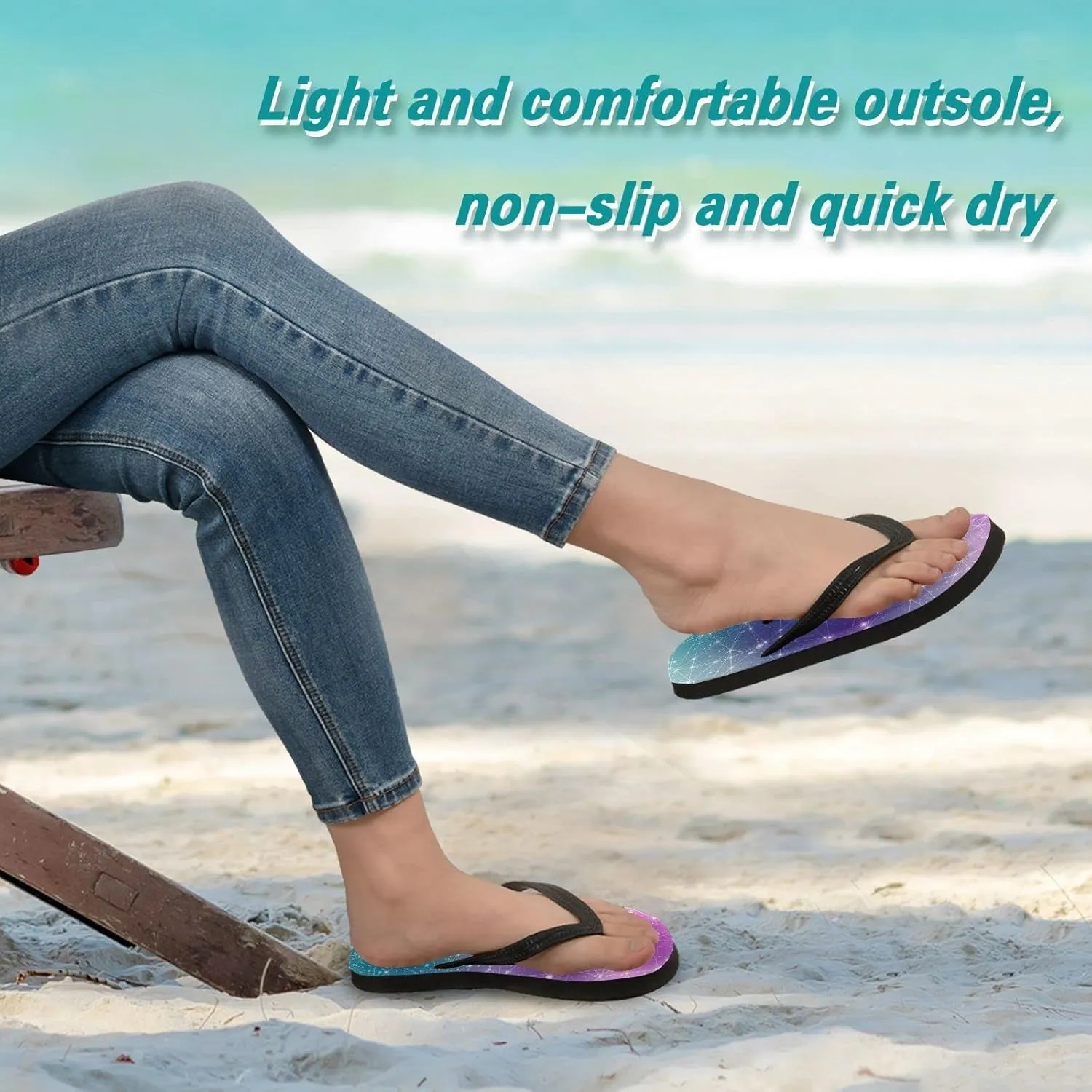 Oyihfvs Flip Flops Flip Sandal Home Slippers Hotel Spa Bedroom for Men Women XS-XXL