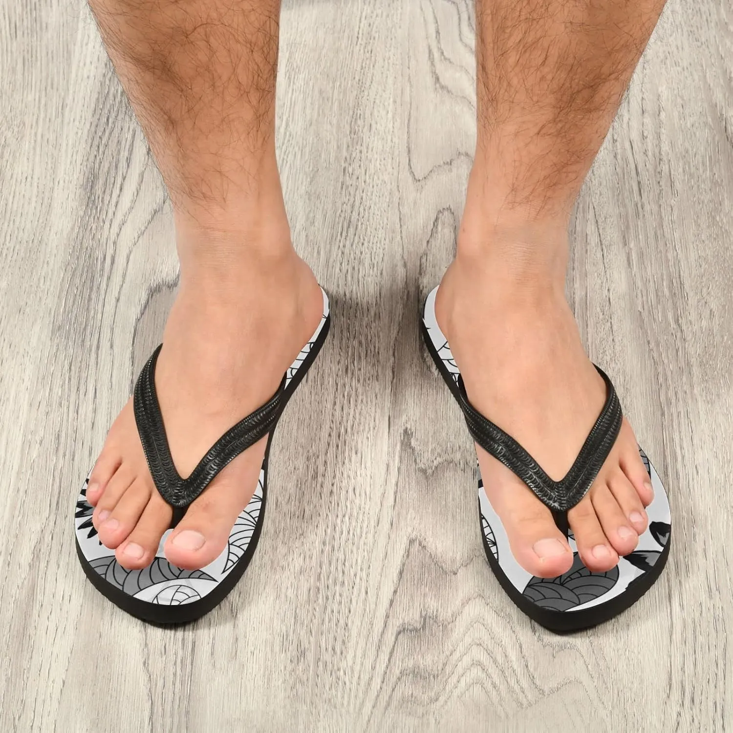 Oyihfvs Flip Flops Flip Sandal Home Slippers Hotel Spa Bedroom for Men Women XS-XXL