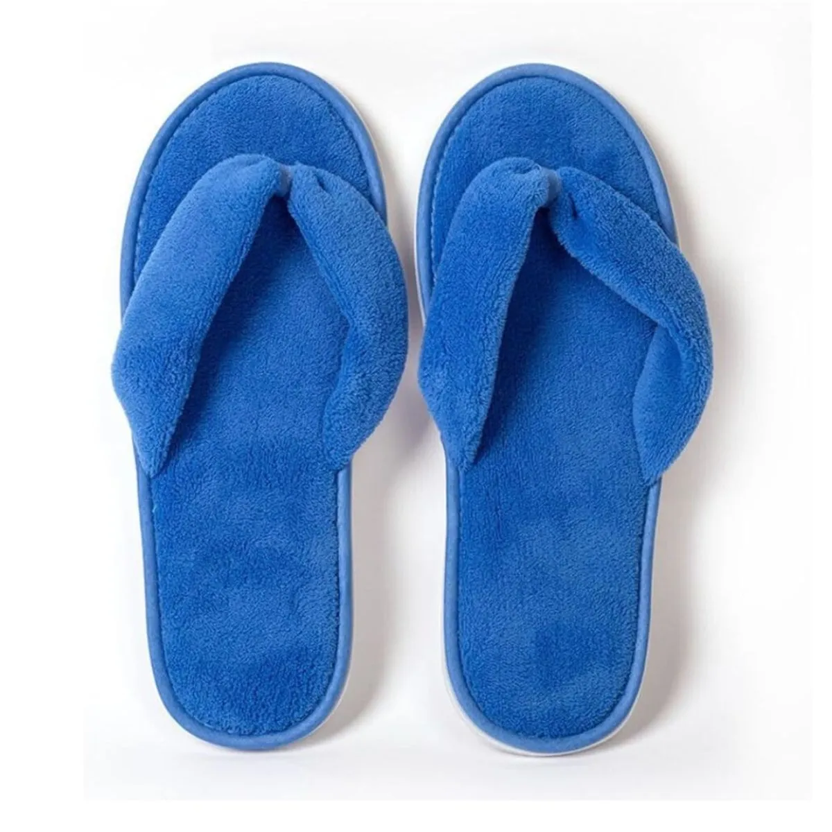 Pack of 10 Luxury Towelling Spa Flip Flops