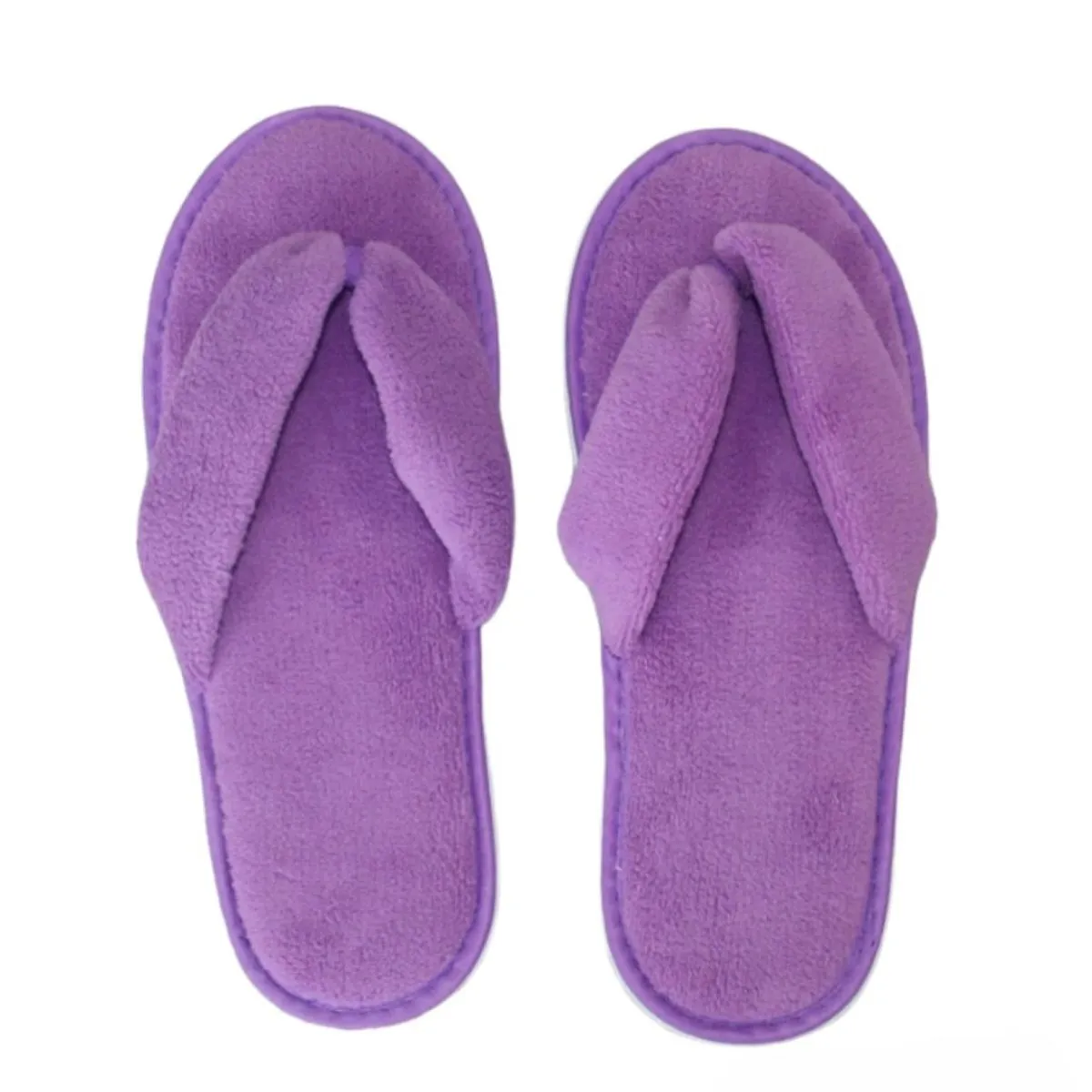 Pack of 10 Luxury Towelling Spa Flip Flops