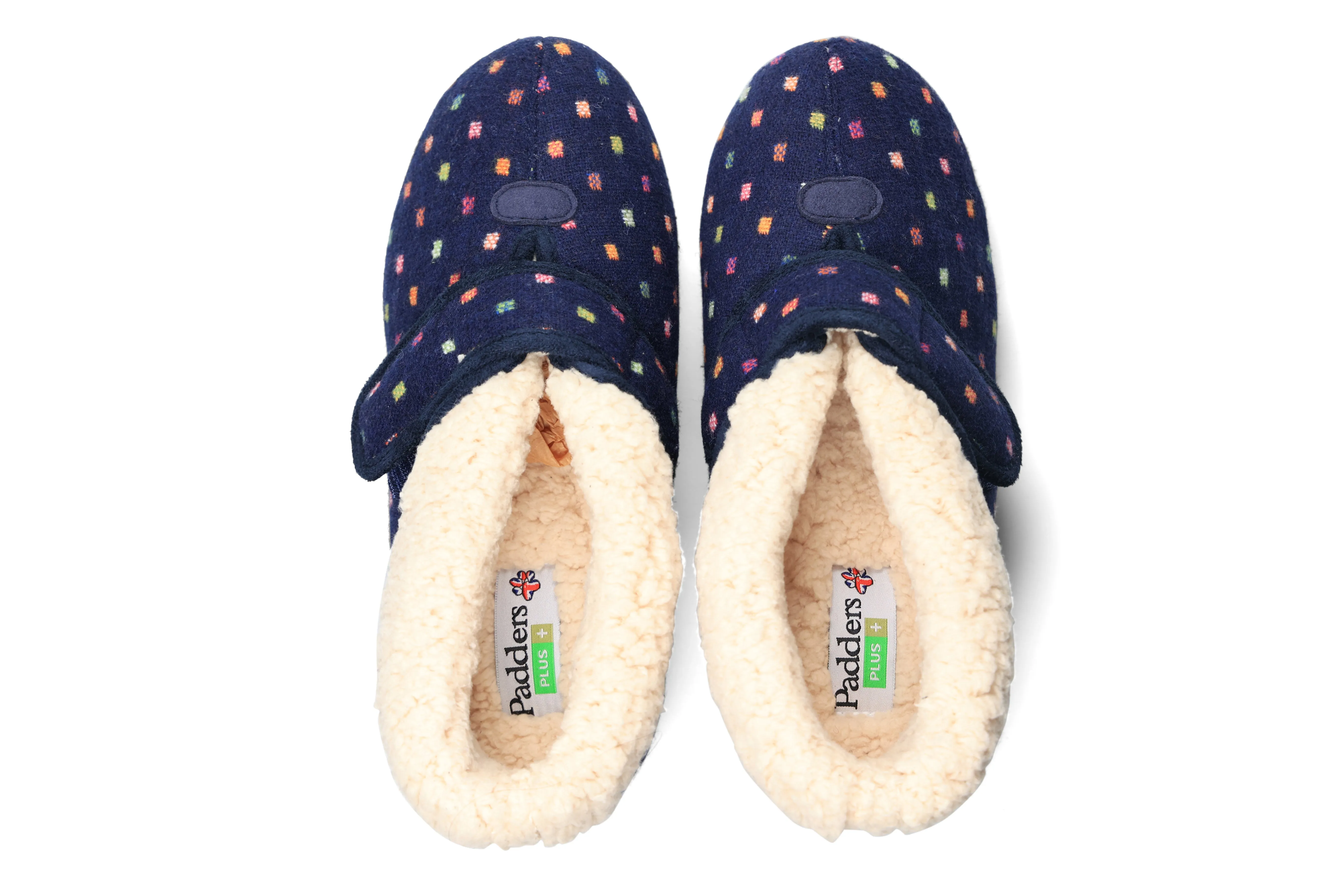 Padders BESS Womens Slippers Navy