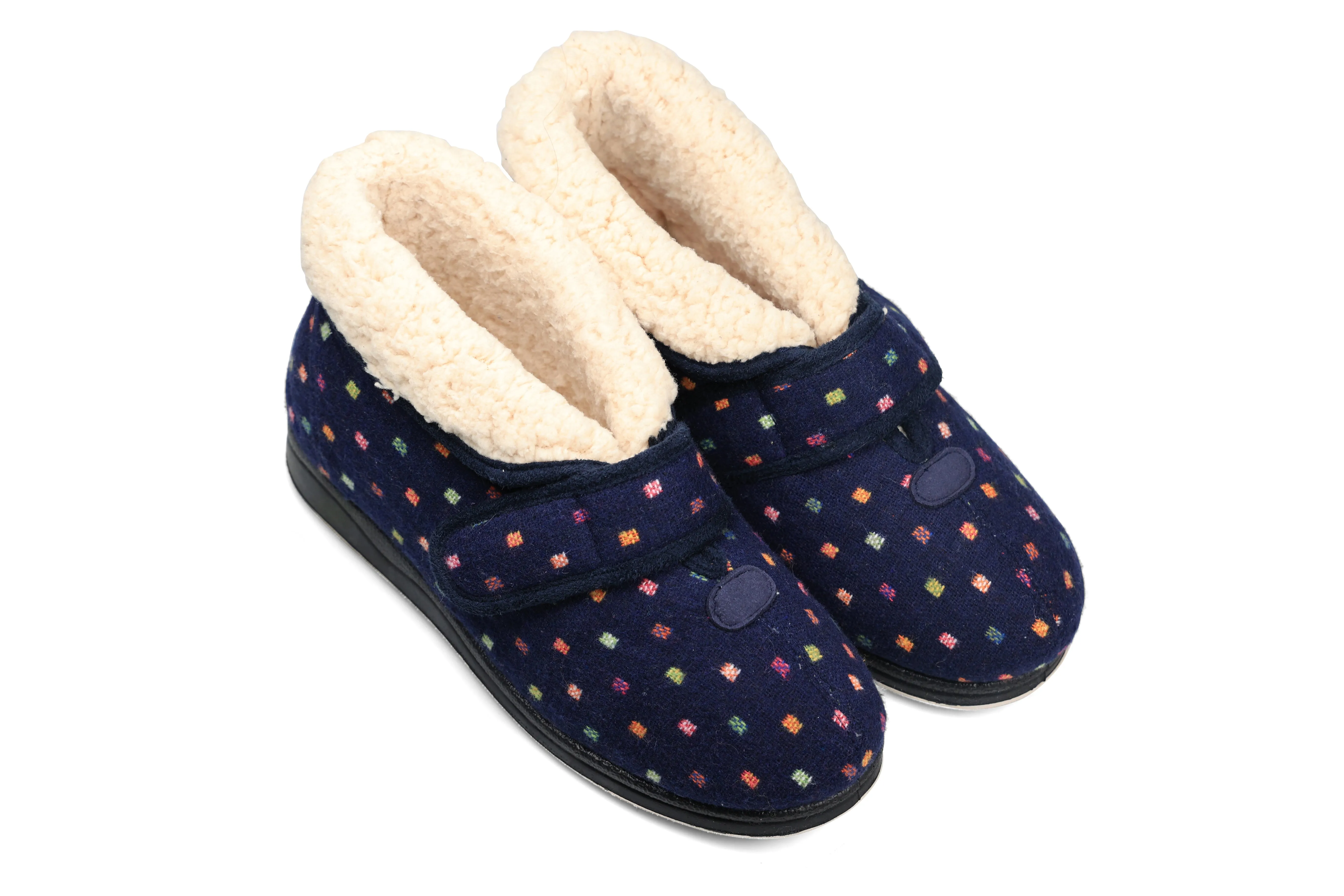 Padders BESS Womens Slippers Navy