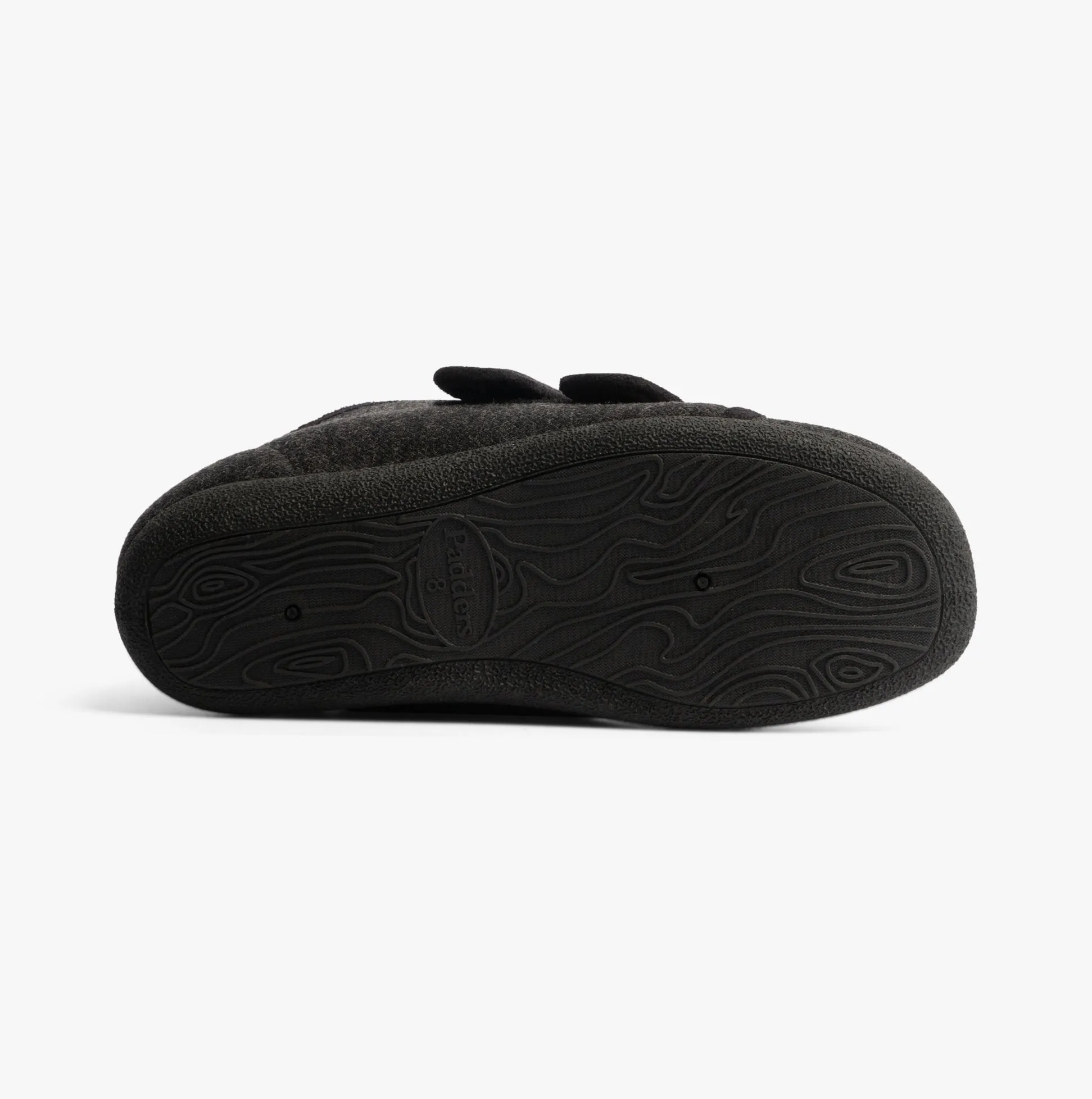 Padders BRIAN Mens Slippers Charcoal