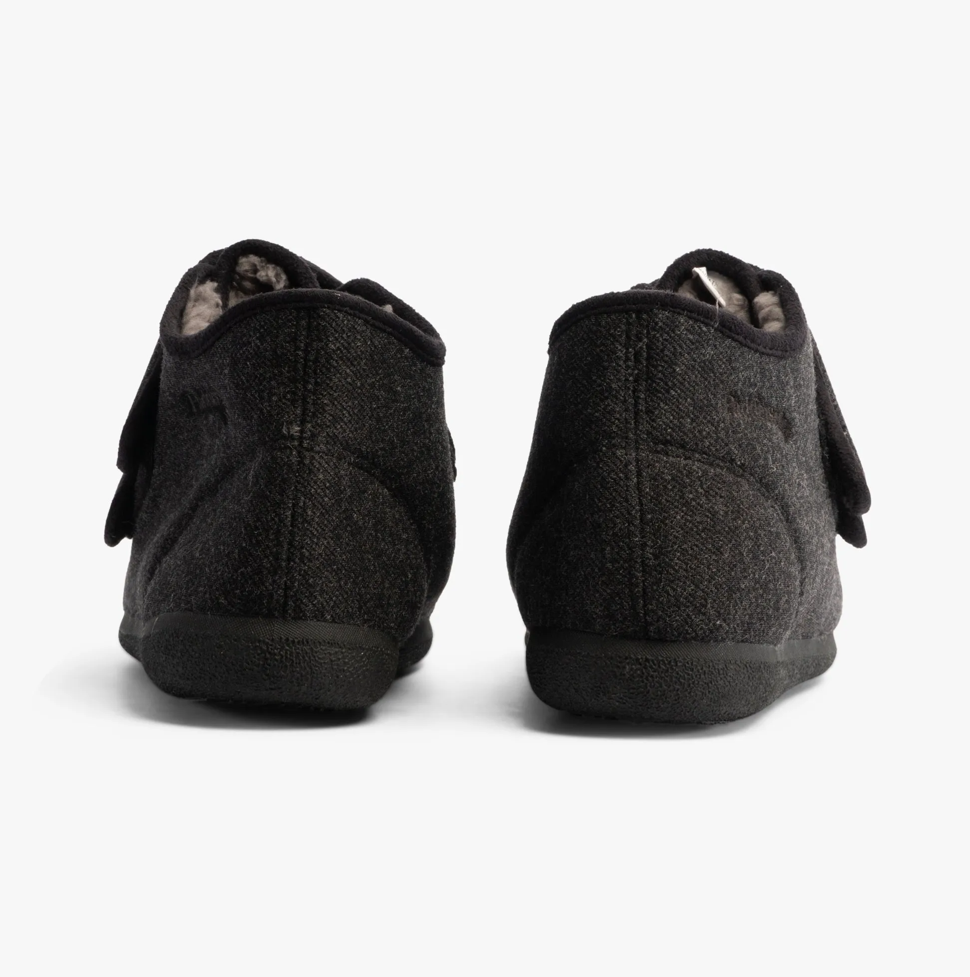 Padders BRIAN Mens Slippers Charcoal