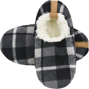 Panda Bros Mens Slipper Socks Low Cut Super Soft Warm Home Sock with Non-Slip Indoor Slipper Shoes Socks