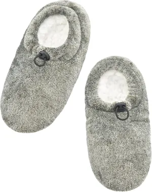 Panda Bros Mens Slipper Socks With Non Skid Bottoms, Warm Slipper Socks With Grippers For Men, Fuzzy House Slippers