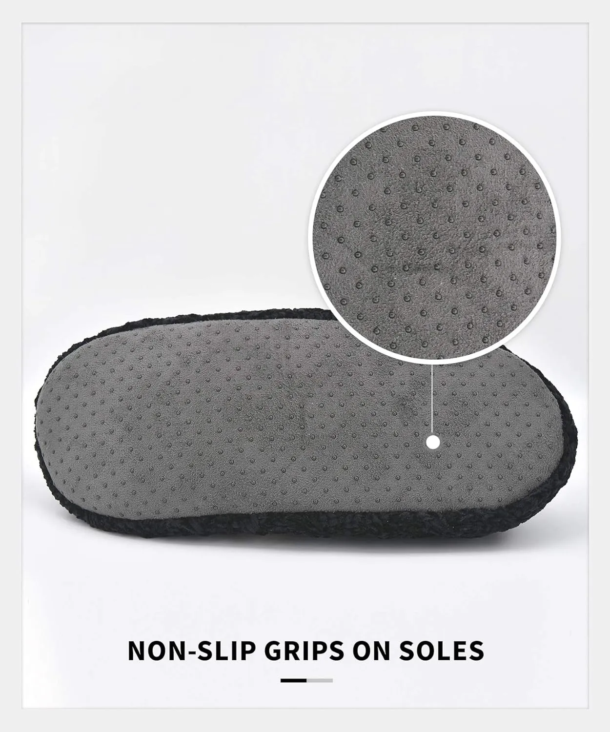 Panda Bros Slipper Socks For Women With Grippers, Fuzzy Womens Slipper Socks With Non Slip Bottoms, Cozy Warm House Slippers