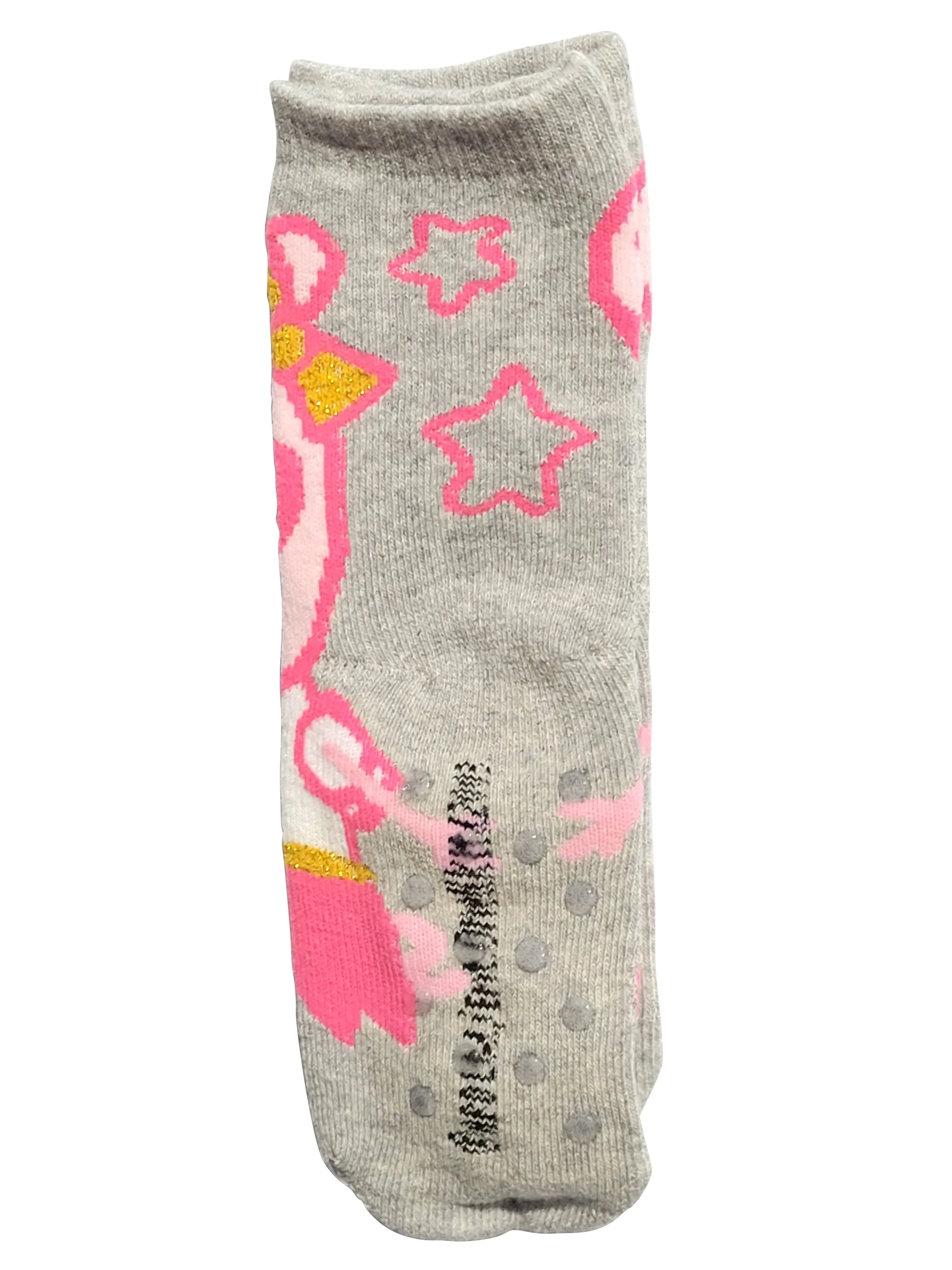 Peppa Pig Slipper Socks 1 Pair Grey