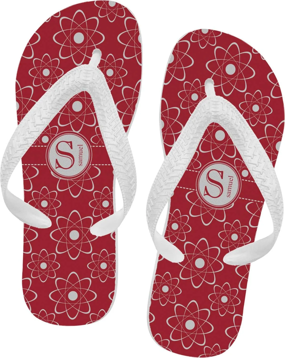 Personalized Atomic Orbit Flip Flops - XSmall