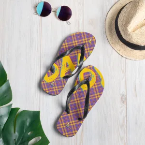 Plaid Flip-Flops