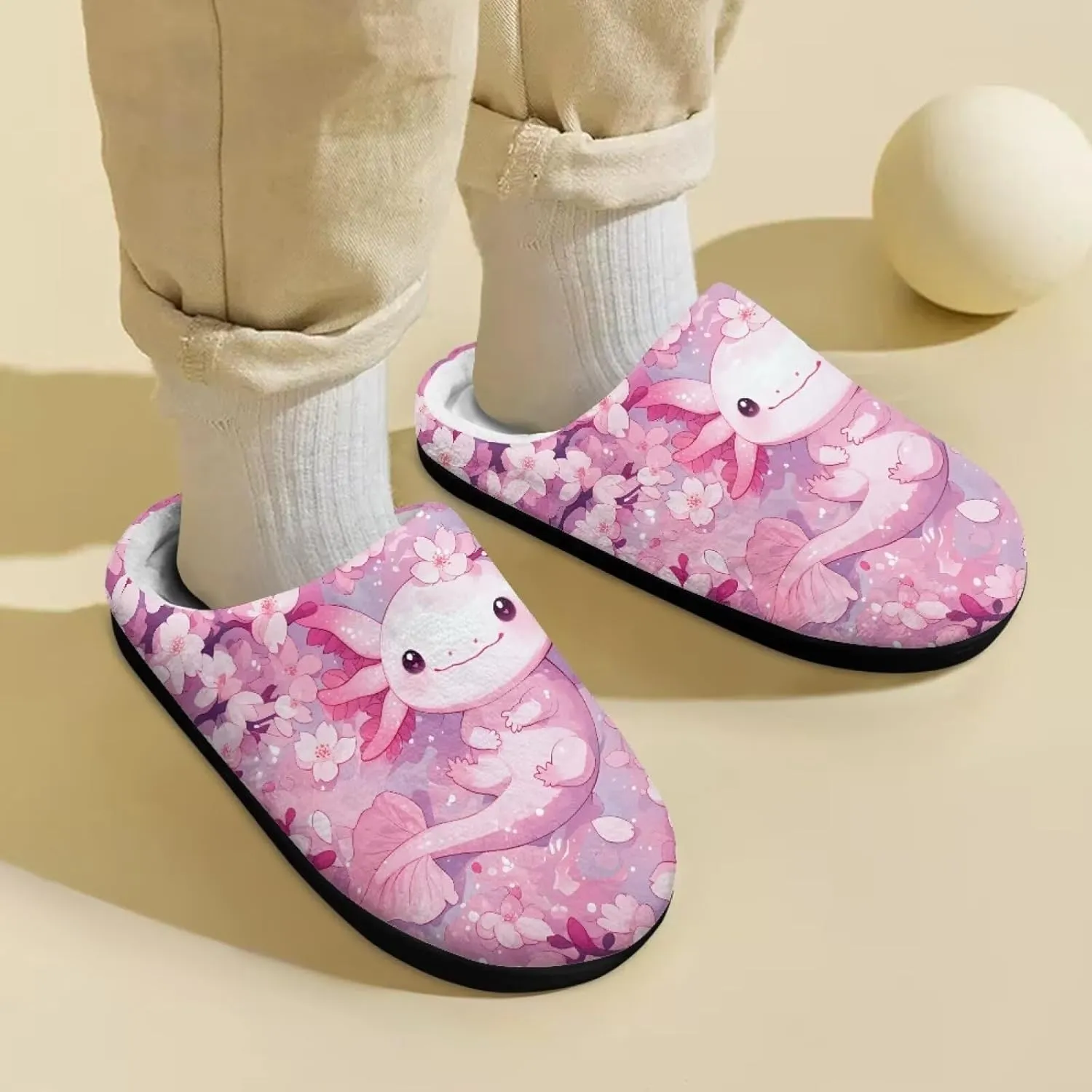 POLERO Cute Slipper for Kids Girls Winter Slippers Warm Indoor House Shoes Boy's Slippers