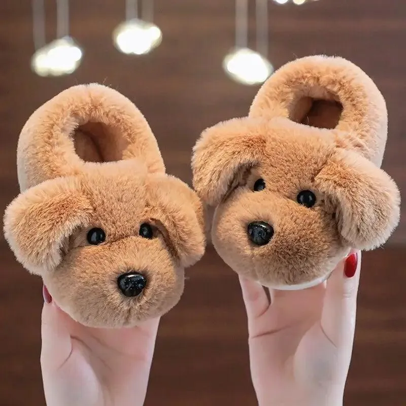 PupSteps Full-Back Cotton Slippers – Cozy, Soft, and Supportive Kids Footwear