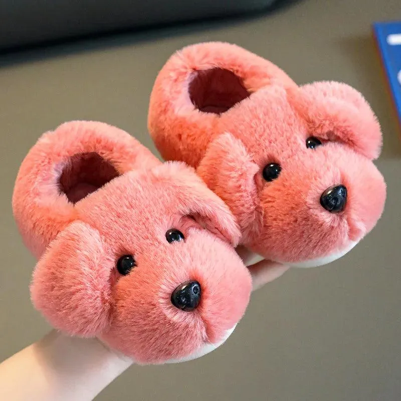 PupSteps Full-Back Cotton Slippers – Cozy, Soft, and Supportive Kids Footwear
