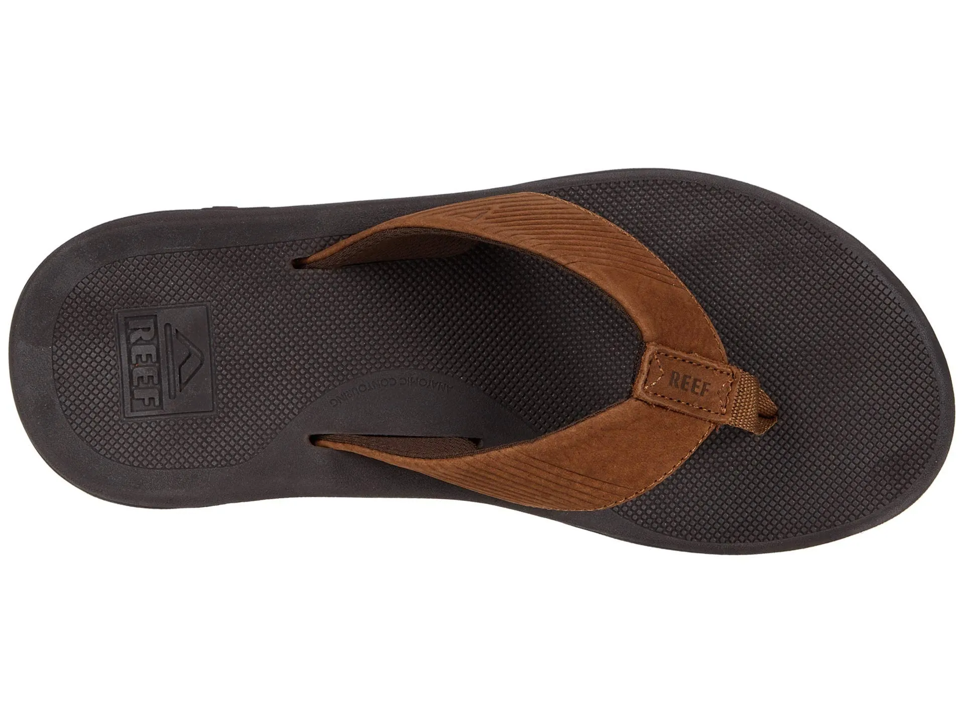 Reef Leather Phantom Bronze Brown Men's RFO3YOOBRZ flipflop Sandals