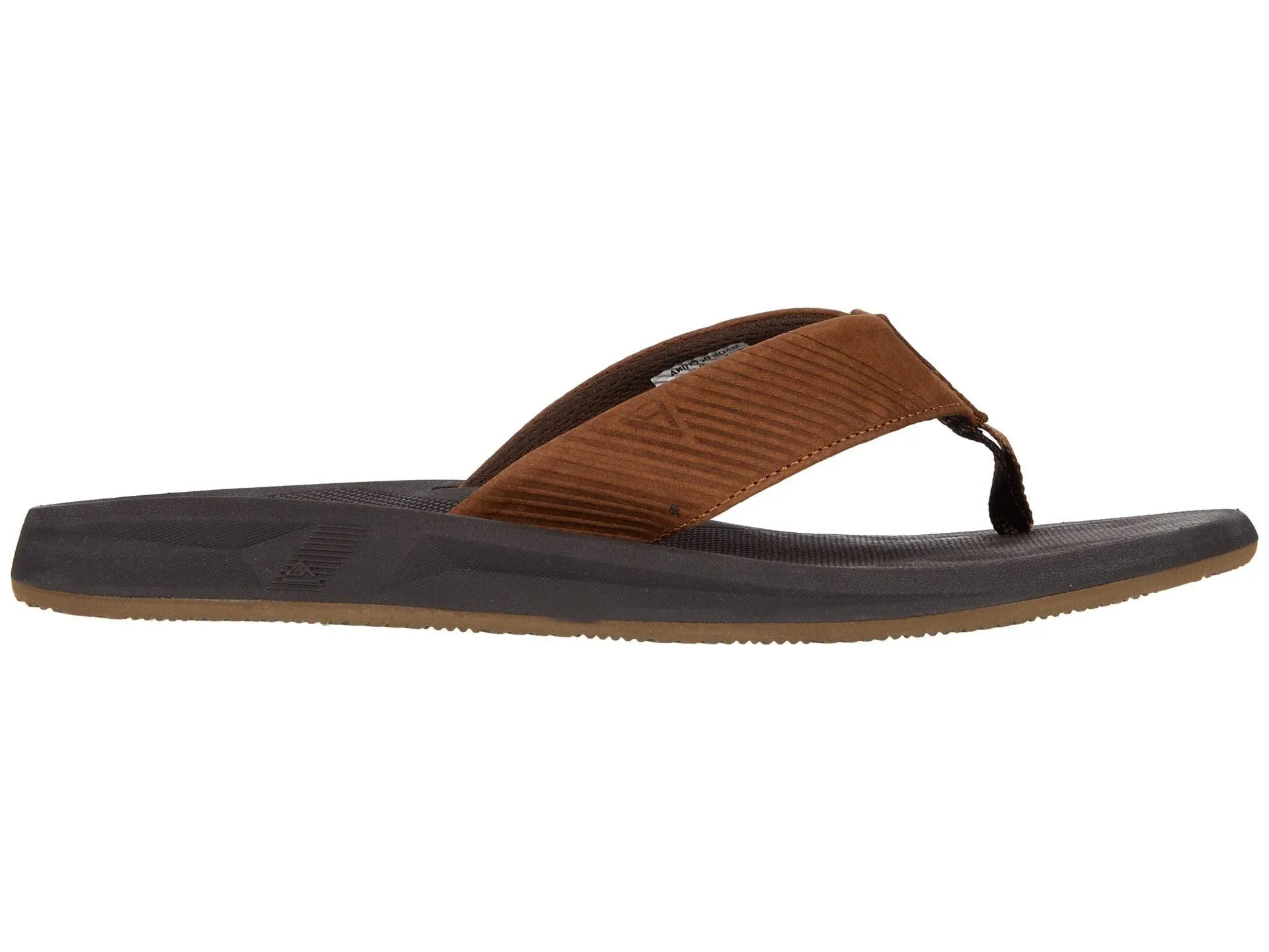 Reef Leather Phantom Bronze Brown Men's RFO3YOOBRZ flipflop Sandals