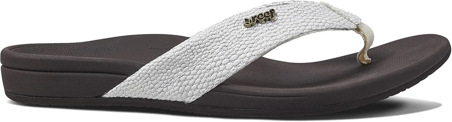 REEF Ortho-Spring Women's Flip Flop, Arch Support and Soft Cushion Footbed
