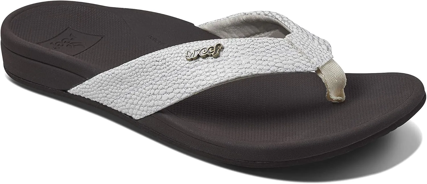 REEF Ortho-Spring Women's Flip Flop, Arch Support and Soft Cushion Footbed