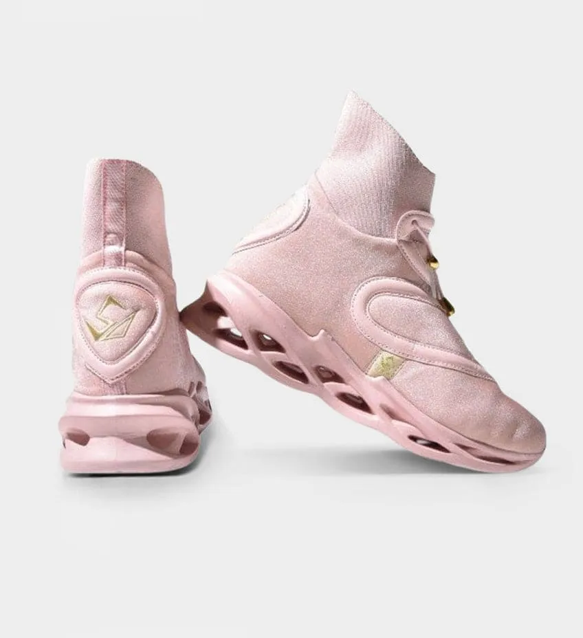 RETIRED COLLECTIBLE MENS LUXE CUSHIONED HIGH TOPS BLUSH
