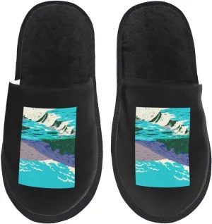 Sandstone New Richard Or New River Falls Slippers For Women Men Cozy Indoor And Outdoor Slip On Slippers Fuzzy House Shoes