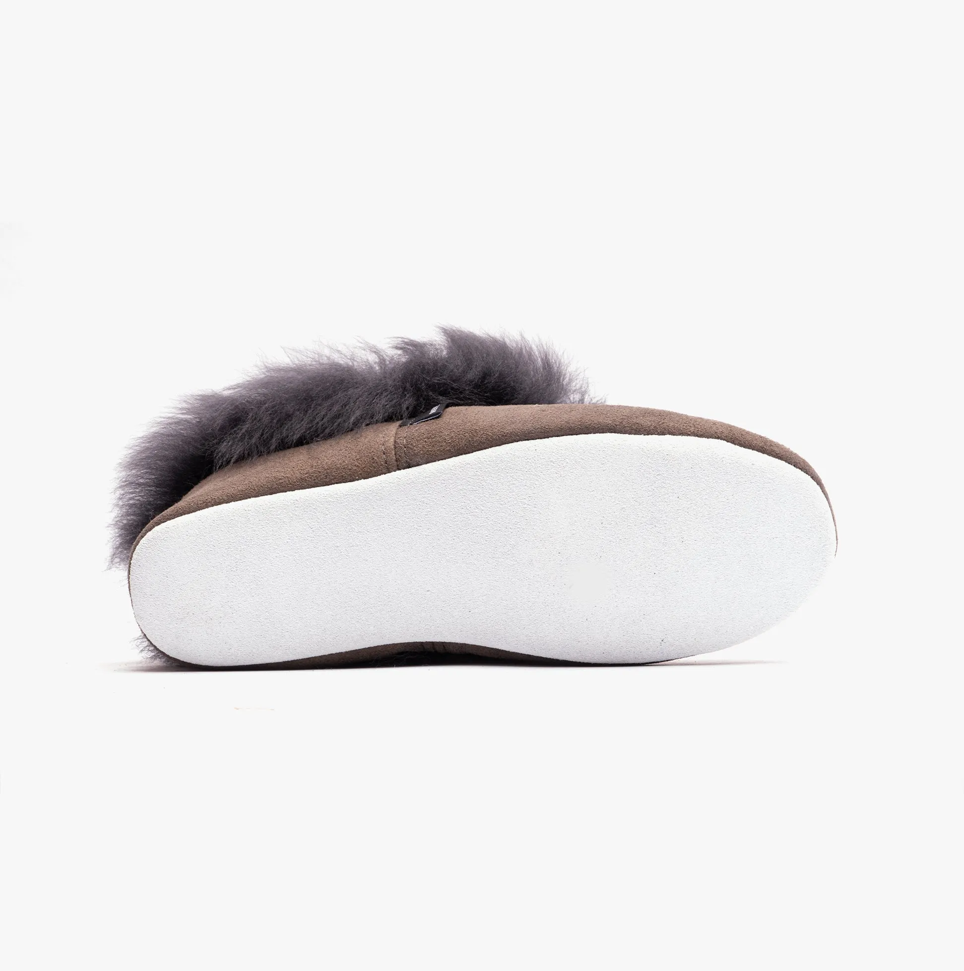 Shepherd ANNELIE Womens Sheepskin Full Slippers Asphalt