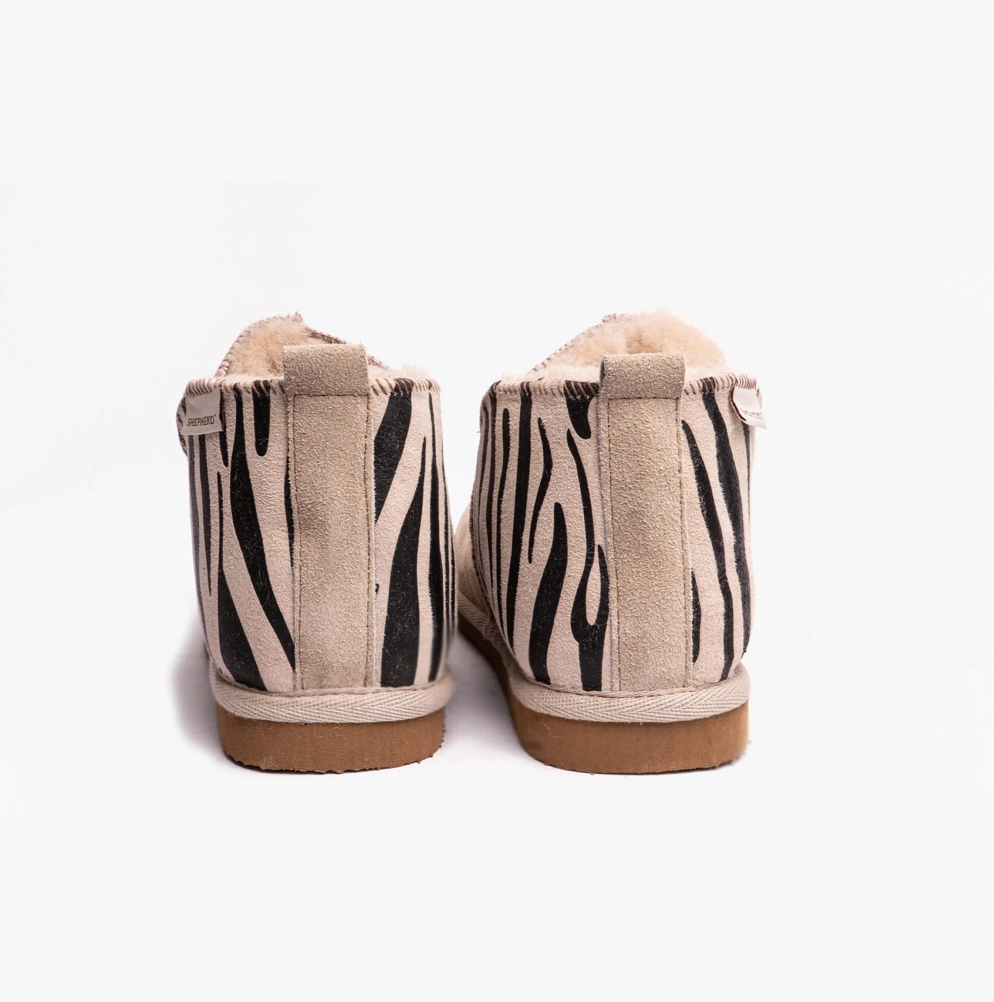 Shepherd ANNIE Womens Sheepskin Slipper Boots Tiger