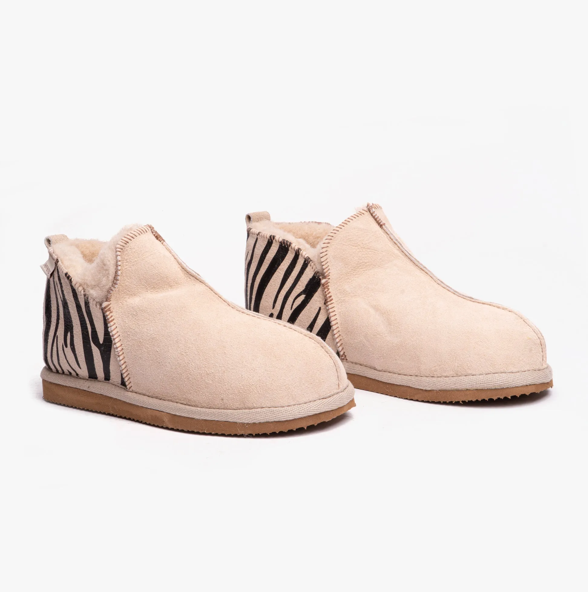 Shepherd ANNIE Womens Sheepskin Slipper Boots Tiger