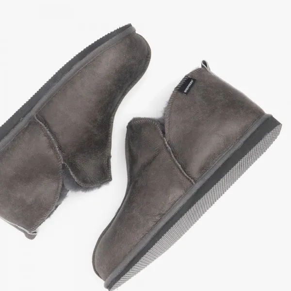 Shepherd ANTON Mens Sheepskin Slipper Boots Antique/Asphalt