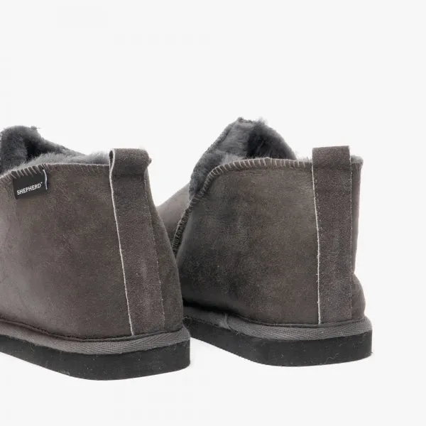 Shepherd ANTON Mens Sheepskin Slipper Boots Antique/Asphalt