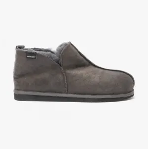 Shepherd ANTON Mens Sheepskin Slipper Boots Antique/Asphalt