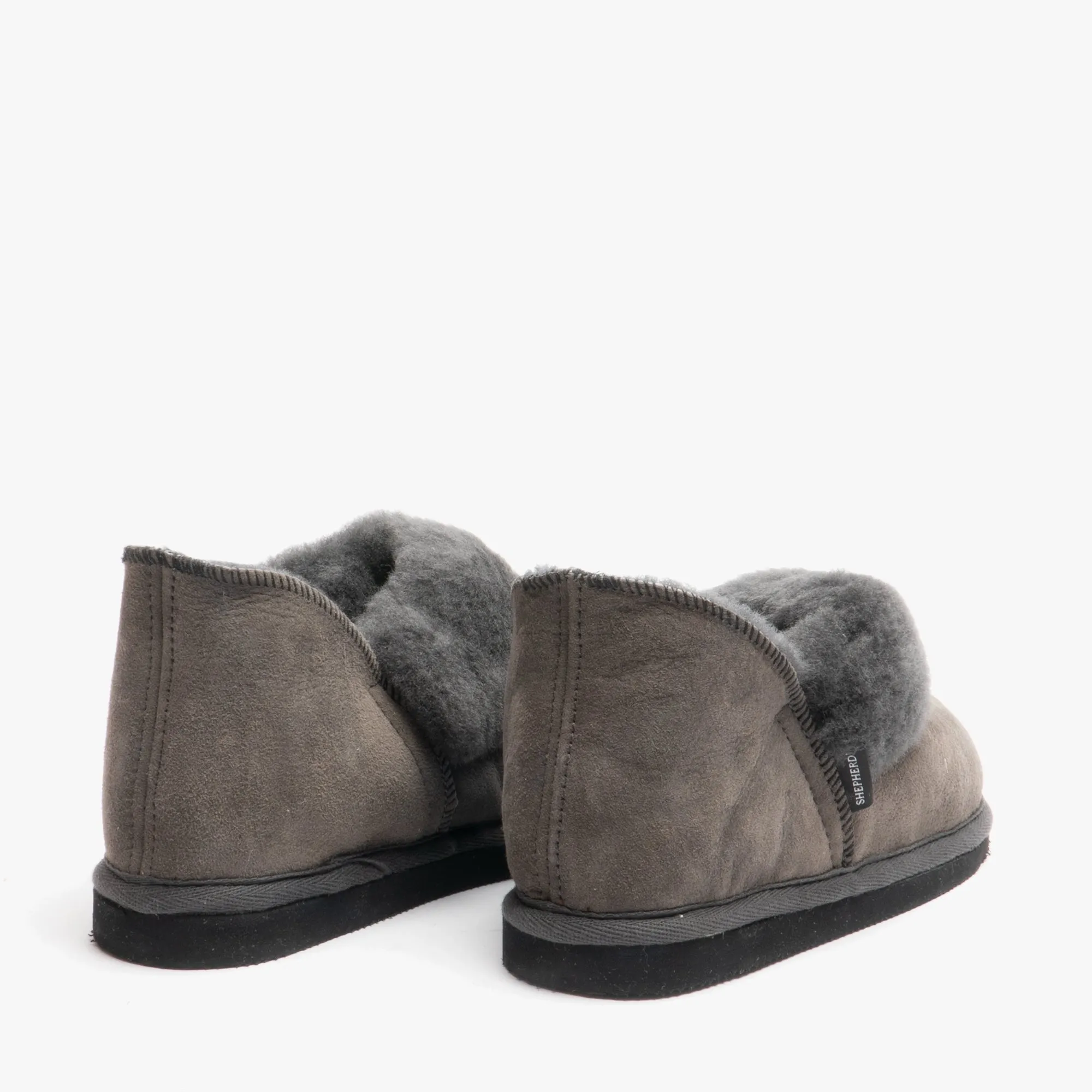 Shepherd KARIN Womens Sheepskin Slipper Boots Asphalt