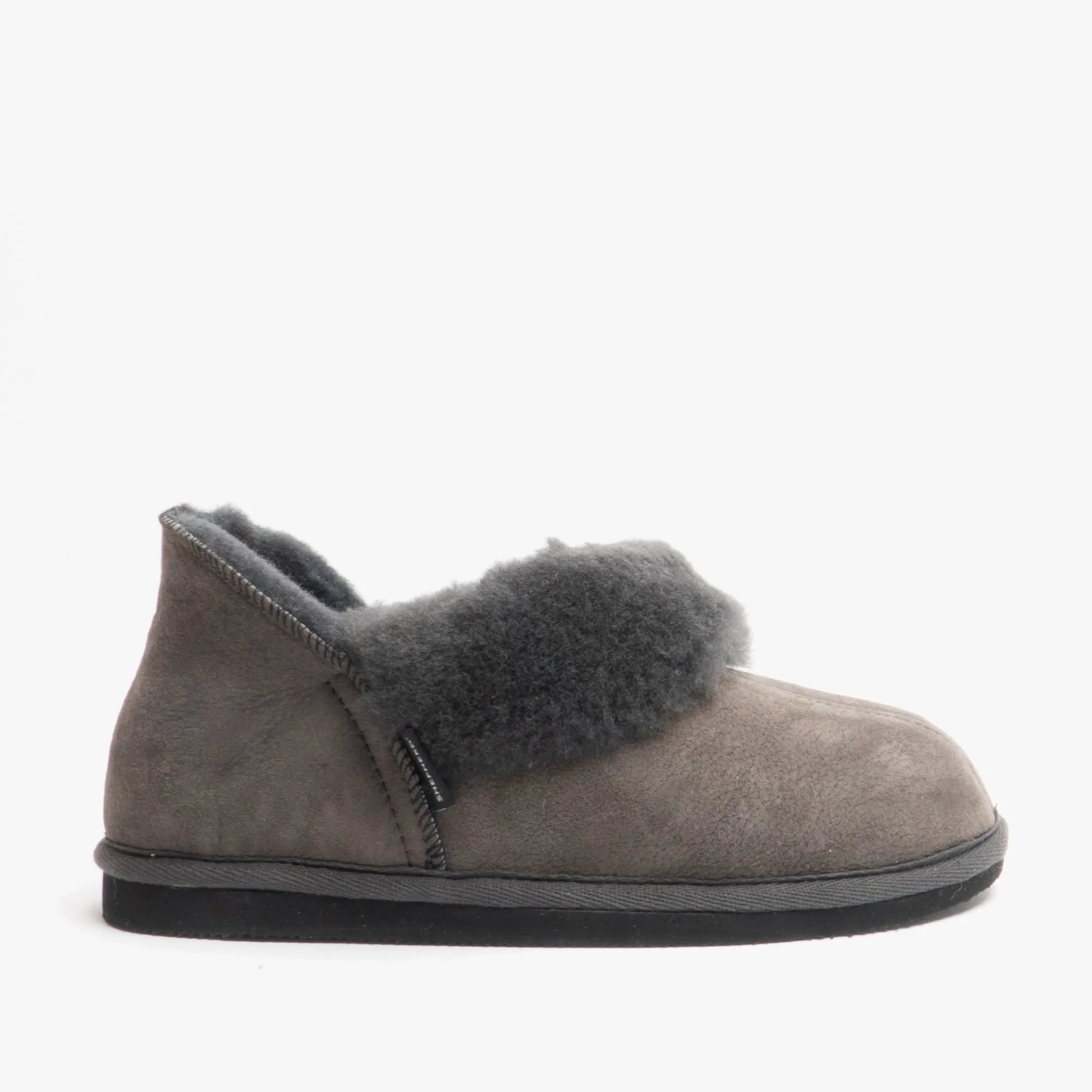 Shepherd KARIN Womens Sheepskin Slipper Boots Asphalt