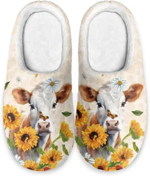 Showudesigns House Slippers for Women Winter Warm Slippers Size 4-12