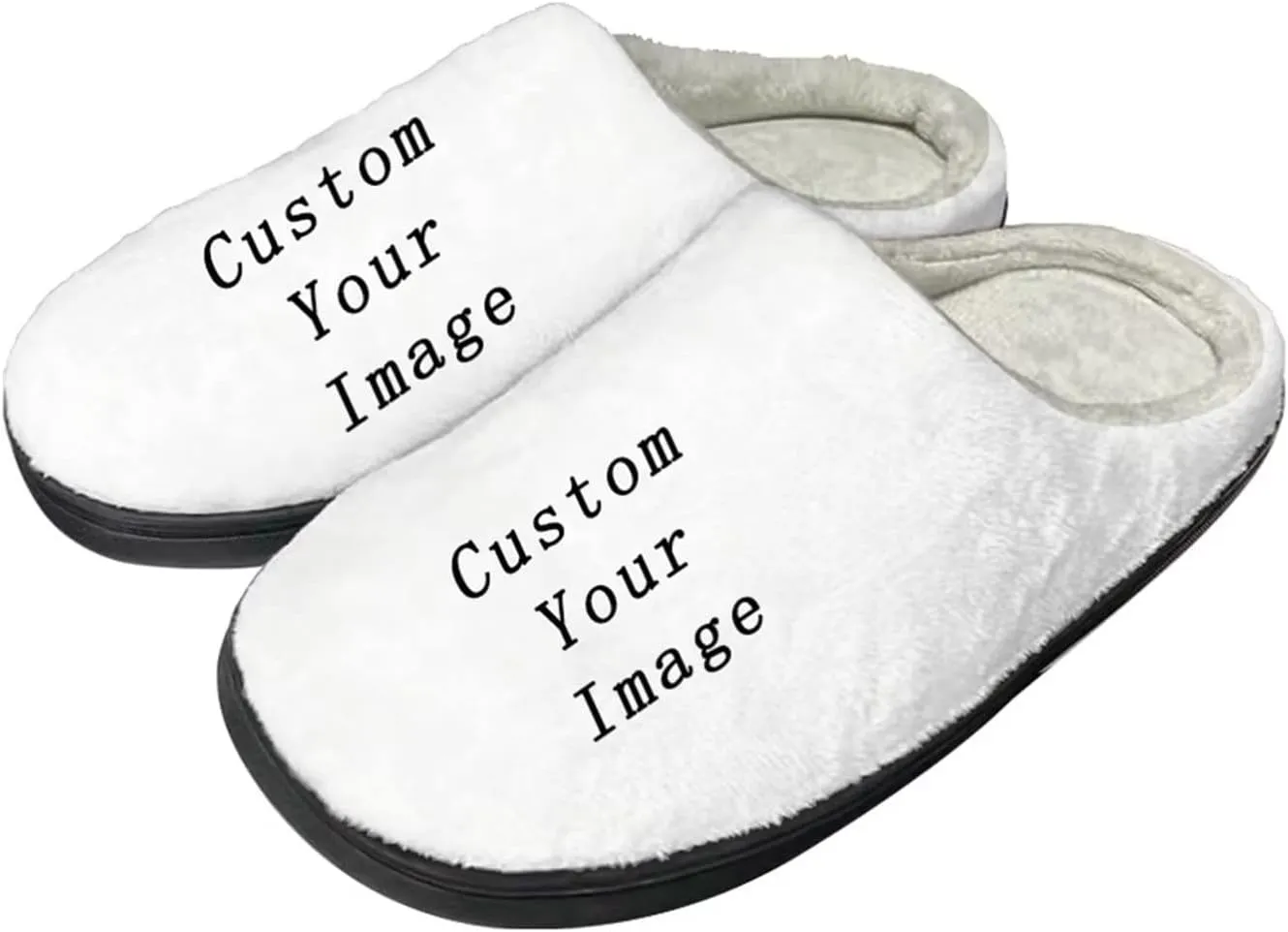 Showudesigns Indoor Winter Home Slippers Size 4-12 Fuzzy Warm